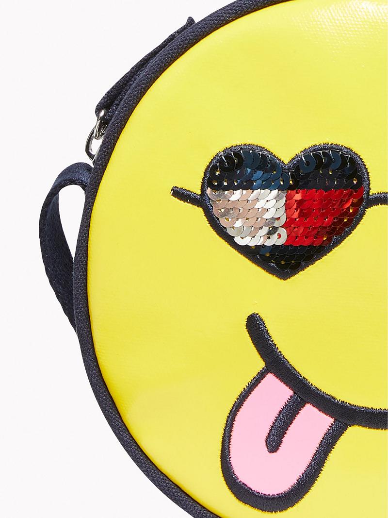 Lány Tommy Hilfiger Emoji Crossbody Táska Kék | HU 2025DFM